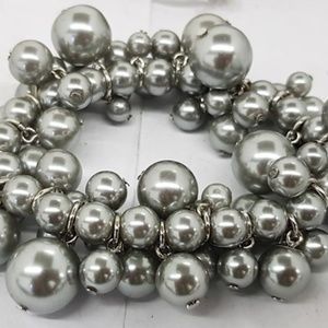 The Limited Silver Stretchy Bracelet